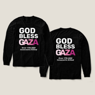 God Bless Gaza Anti-War Honoring Innocent Lives トライブレンドＴシャツ