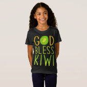 God Bless Kiwi - Fruit Love Kiwi Tシャツ (正面フル)