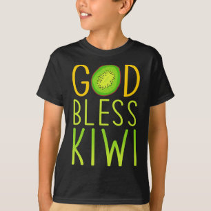 God Bless Kiwi - Fruit Love Kiwi Tシャツ