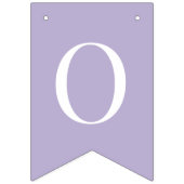 God Bless Lavender 6 Letters Baptism Communion バンティングフラッグ (第2の旗)