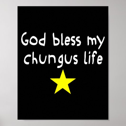 God Bless My Chungus Life, Funny Brainrot Meme Gen ポスター (正面)