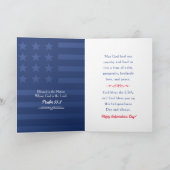 God Bless the USA Happy 4 of 7月とイーグル シーズンカード (内部)