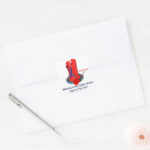 God Bless the USA Ribbon スクエアシール (封筒)
