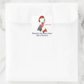 God Bless the USA Ribbon スクエアシール (バッグ)