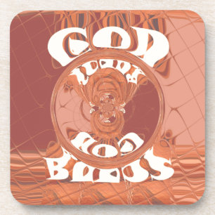 God Bless You – アフリカインスパイアスピリチュアルプリント コースター