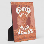 God Bless You – アフリカインスパイアスピリチュアルプリントD フォトプラーク (側面)