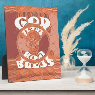 God Bless You – アフリカインスパイアスピリチュアルプリントD フォトプラーク