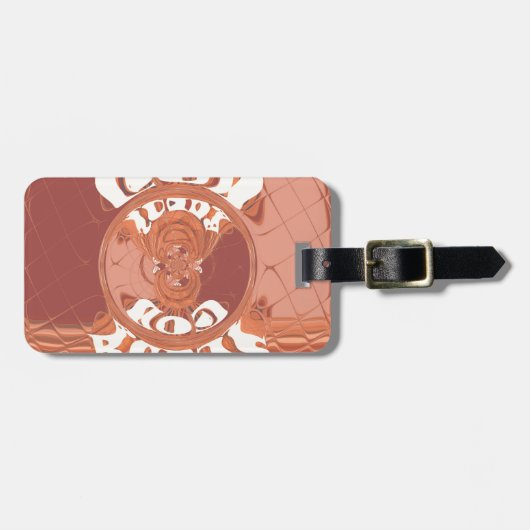 God Bless You – アフリカインスパイアスピリチュアルプリントD ラゲッジタグ (正面横)