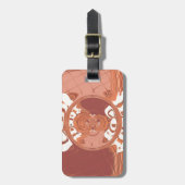 God Bless You – アフリカインスパイアスピリチュアルプリントD ラゲッジタグ (正面縦)