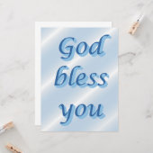 God bless you カード (正面/裏面インサイチュ)