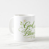 God Bless You コーヒーマグカップ (正面左)