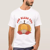 God Bless You - 秋のTシャツ Tシャツ (正面)