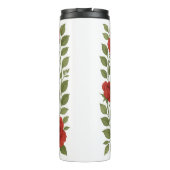 God Bless You Religious Rose Floral タンブラー (裏面)