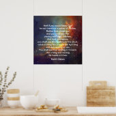 God by Kahlil Gibran ポスター (キッチン)