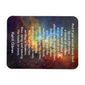 God by Kahlil Gibran マグネット (横)