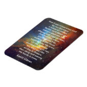God by Kahlil Gibran マグネット (左側)