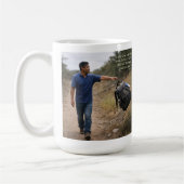 God cares for you コーヒーマグカップ (左)