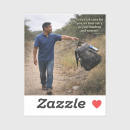God cares for you シール