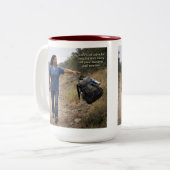 God cares for you ツートーンマグカップ (正面左)