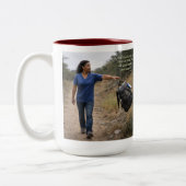 God cares for you ツートーンマグカップ (左)