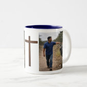 God cares for you ツートーンマグカップ (正面右)