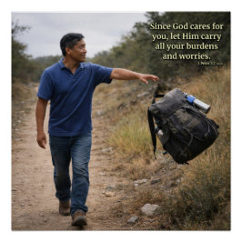 God cares for you ポスター