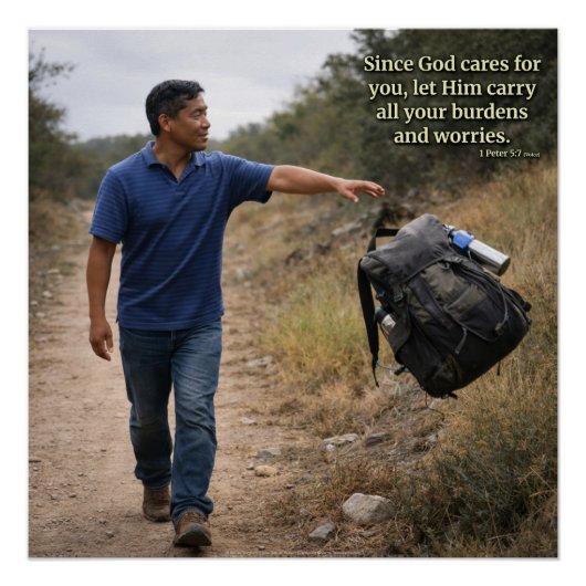 God cares for you ポスター (正面)