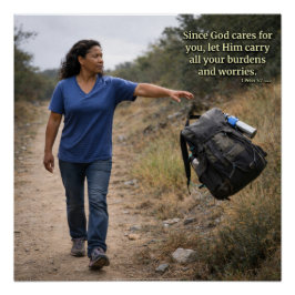 God cares for you ポスター