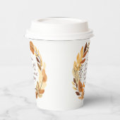 God Created Good | Thanksgiving Wreath | Neutrals 紙コップ (左)