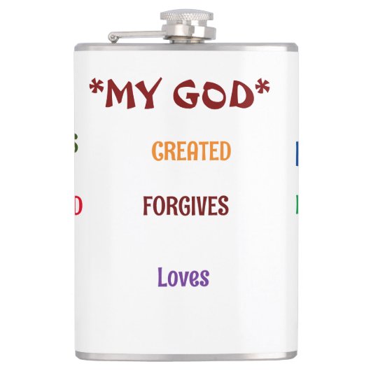 God Designed Meコレクション フラスク (正面)