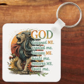 God Designed Me... キーホルダー (裏面)