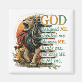 God Designed Me...  マグネット (正面)