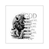 God Designed Me...  ラバースタンプ (インプリント)