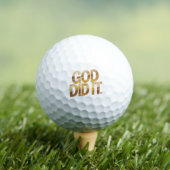 God Did It – Faith-Inspired Christian Golf Ball ゴルフボール (インサイチュ 木)