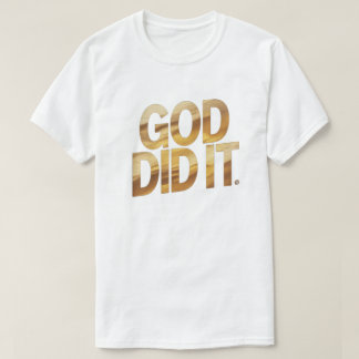 God Did It – Faith-Inspired Christian t-shirt Tシャツ