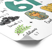 God Did It First 67 Meme Retro Christian Funny Fai ポスター (角)