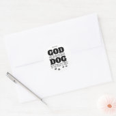 God/Dog - A MisterPシール ラウンドシール (封筒)