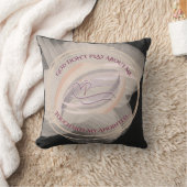 God Don't Play About Me Throw Pillow  クッション (ブランケット)