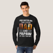 God Ed Me 2タイトルパパとPapaw Papaw Tシャツ (正面フル)