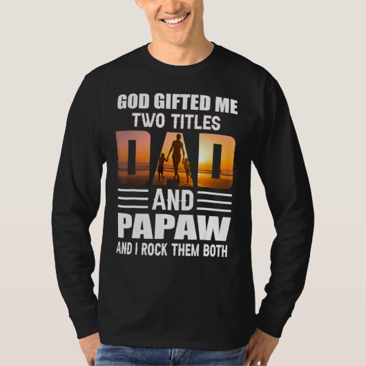 God Ed Me 2タイトルパパとPapaw Papaw Tシャツ (正面)