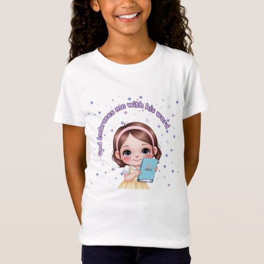 God embraces me with his word tシャツ (正面)