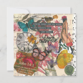 God Flat Greeting Cardの子