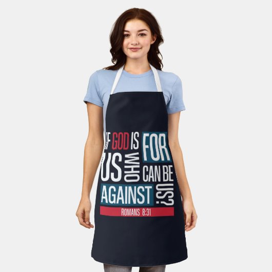 God for us エプロン (着用した状態)
