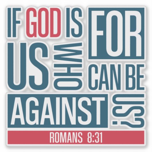 God for us シール (正面)