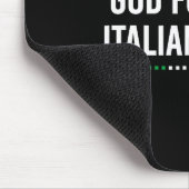 God Forgives Italians Don't Funny Sarcastic Humor  マウスパッド (コーナー)