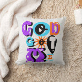 GOD GOT ME レトロスタイルのクリスチャンファッション クッション (ブランケット)