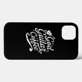 God Guitar Coffee Music Lover おもしろい Christian Case-Mate iPhoneケース (裏面 (横))