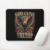 God Gunsとトランプ第2修正旗イーグル マウスパッド (マウス)