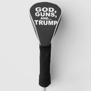 God, Guns, and Trump 就任式 2025 ゴルフヘッドカバー