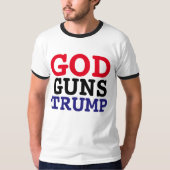GOD GUNS DONALD TRUMP Tシャツ (正面)